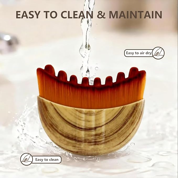 Soft Facial Massage Brush for Sculpting and Cleansing