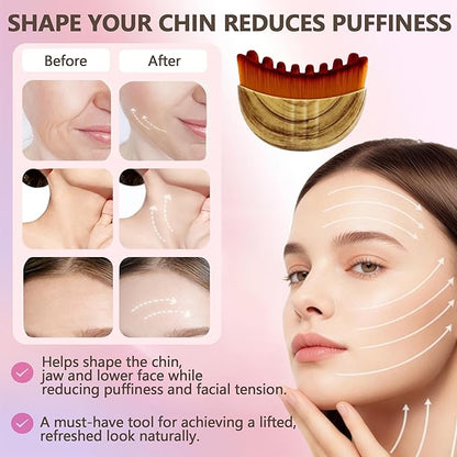 Soft Facial Massage Brush for Sculpting and Cleansing