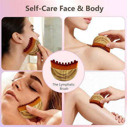 Soft Facial Massage Brush for Sculpting and Cleansing